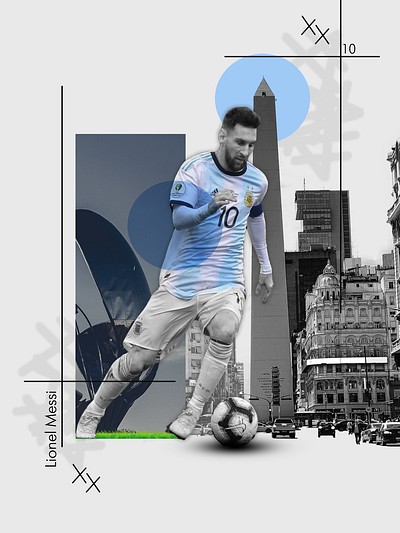 Messi Argentina Poster adobe photoshop argentina barcelona buenos aires football graphic design inter miami messi mls