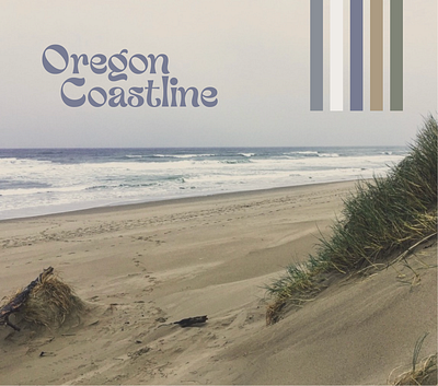 Oregon Coastline Color Palette color design