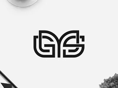 GMS monogram logo design branding clothing line design icon illustration initials lettering logo logo design logotype minimal logo monogram symbol typography