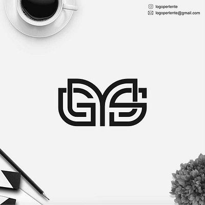GMS monogram logo design branding clothing line design icon illustration initials lettering logo logo design logotype minimal logo monogram symbol typography