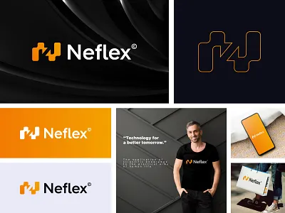 Neflex - Crypto Branding blockchain brand identity branding crypto crypto startup cryptobranding cryptocurrency cryptologo design digital currency financial technology fintech logo graphic design logo logo design modern logo print tech technology trading