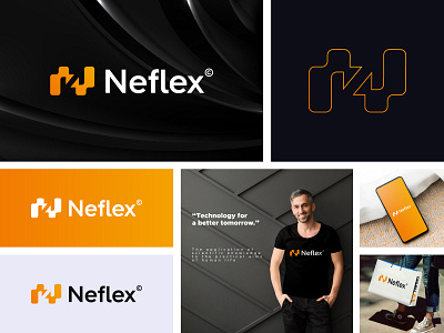 Neflex - Crypto Branding blockchain brand identity branding crypto crypto startup cryptobranding cryptocurrency cryptologo design digital currency financial technology fintech logo graphic design logo logo design modern logo print tech technology trading