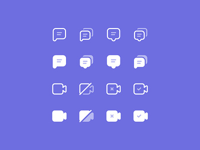Communication Icons chat chatting communication graphic design icon design icon pack icon set iconography icons interface interface icons messaging ui user interface user interface icons video call