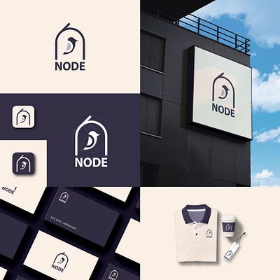 Node Logo branding design graphic design logo typography vector