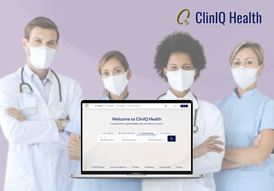 ClinIQ Health branding ui uidesign uxui