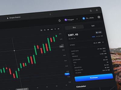 Dashboard for Web3 trading exchange protocol apy arbitrum blockchain crypto dashboard exchange finance growth money numbers polygon product design protocol trading tvl ui uiux ux wealth web design