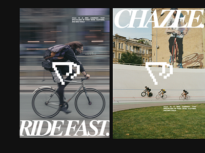 Chazee - Branding athlete bike branding design framer illustration logo lookbook mini minimalism minimalist popular shop sports trending ui ux webflow