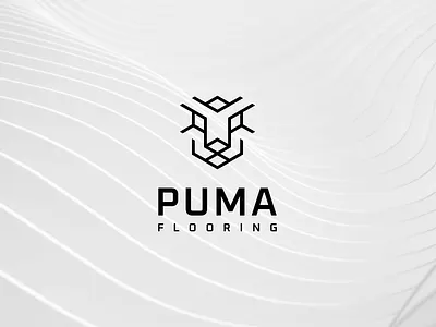 Puma Flooring Logo branding floor floor logo flooring graphic design logo logo design puma puma logo