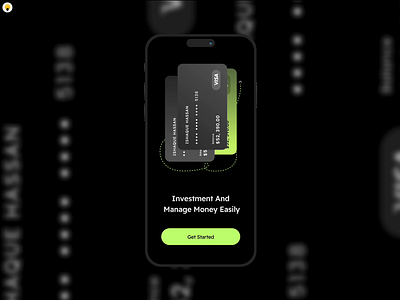 Animated Finance App and Digital Cards cashewinnovations connectwithcashew financeapp financialempowerment usercentricdesign uxmastery