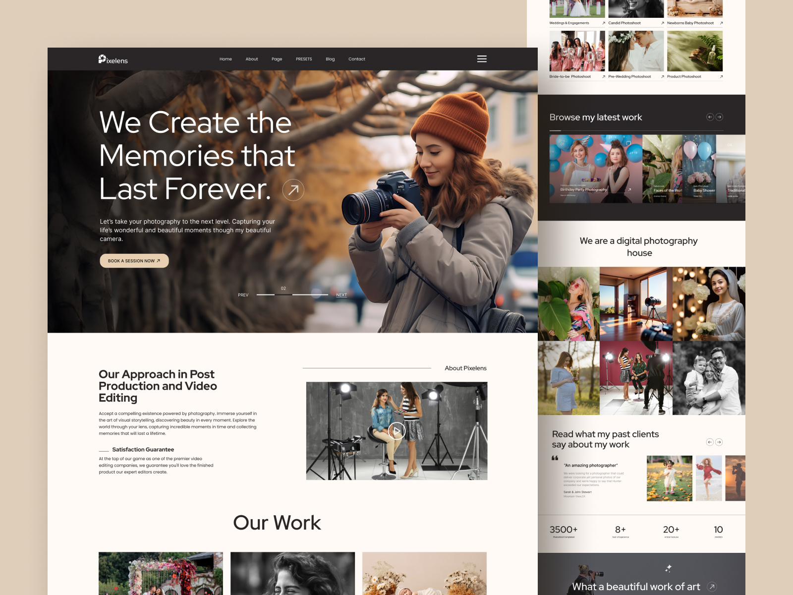 Photography Website Design By Dreamvision Infotech On Dribbble photography-website-design-by-dreamvision-infotech-on-dribbble