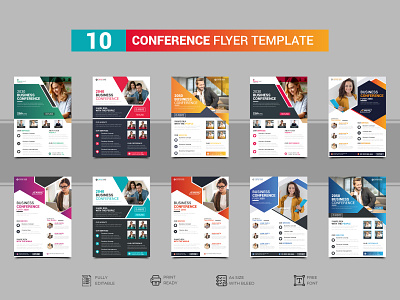 Conference Flyer Template business conference business conference flyer church flyer design conference conference flyer design conference flyer template event conference flyer flyer flyer design flyer design tutorial flyer templates speaker conference flyer template