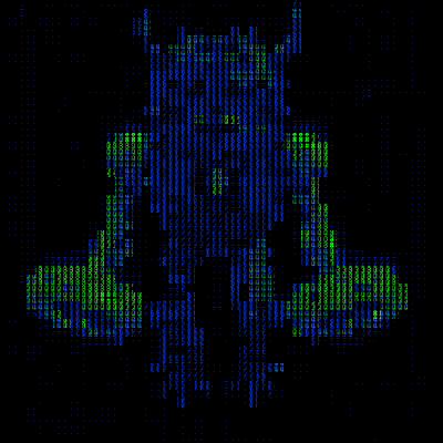 ASCII : PokedBot NFT File animation motion graphics