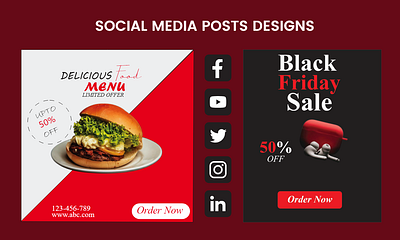 Social Media Post creative social media posts fb posts food instagram posts sales posts