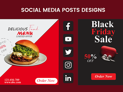 Social Media Post creative social media posts fb posts food instagram posts sales posts