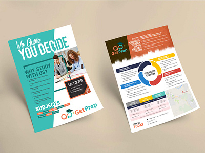 Get Prep brochure design flyer design graphic design
