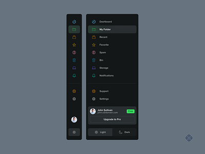 Side bar menu animated color dark design free icon icons menu openstrokeicons sidebar simple svg usecase web
