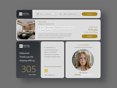 Self-service hotel reception system with face recognition. branding desktop app face recognition face verification hotel system online payment prototyping reservation system responsive design security verification ui ui design ux ux design web app web design