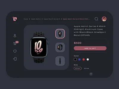 E-COMMERCE app apple apple watch design e commerce shop store ui ux watch
