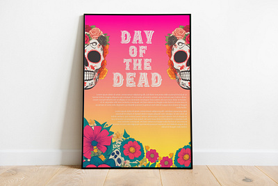 Poster design concept day of the dead design design flyer flyer flyer design graphic design poster vector