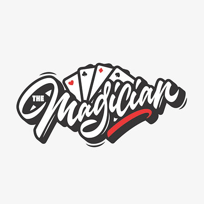 The Magician calligraphy graphic design lettering logo typography
