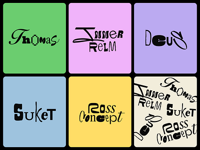 Funky typo ☺ branding design graphic design illustration logo typography vector
