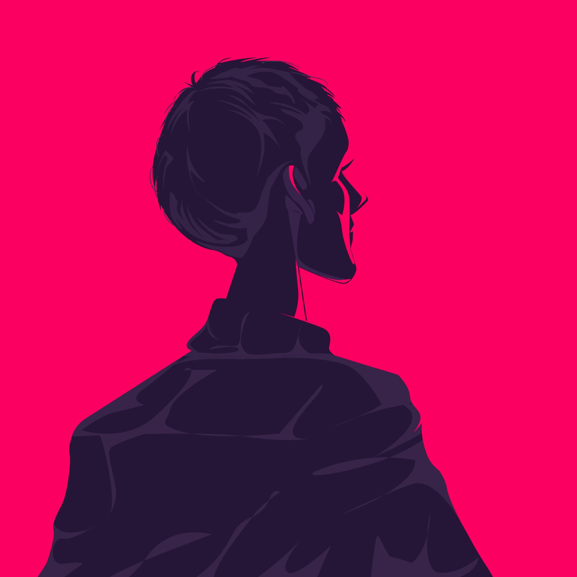 Selfie cartoon character illustration