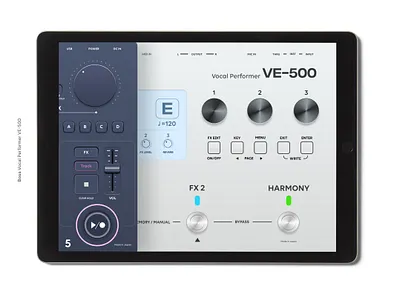 Boss VE-500 - Vocal Performer. boss dailydesign dailyui graphic design music musicplugin plugin plugins ui uidesigns