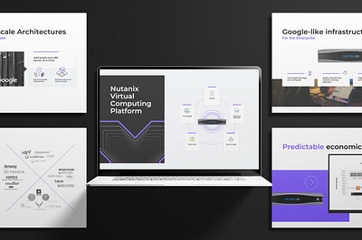 Powerpoint slide redesign Nutanix layout powerpoint presentationdesign visualdesign