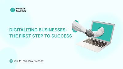 Digitalizing Business banner graphic design