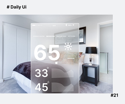 Home monitoring dashboard UI