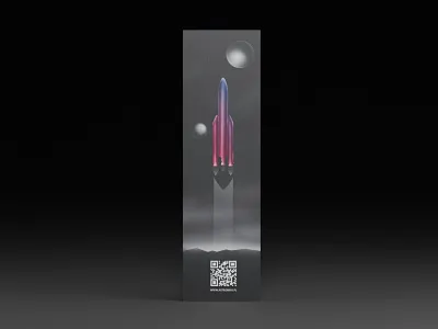 10 YEARS OF ASTRONIKA 2d art branding cosmos design draw drawing illustration kv mockup planet planets procreate rocket space texture