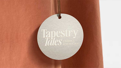 Tapestry Tales Branding art direction brand specialist branding design fabrics and notions fashion graphic design logo design minimal pattern vintage
