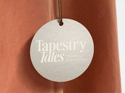 Tapestry Tales Branding art direction brand specialist branding design fabrics and notions fashion graphic design logo design minimal pattern vintage