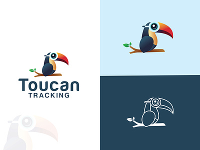 Toucan Tracing logo branding design graphic design