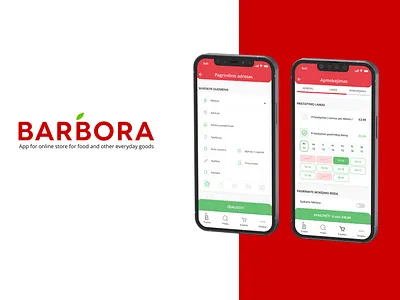Mobile app for everyday goods checkout figma mobile app shop timetable ui ux