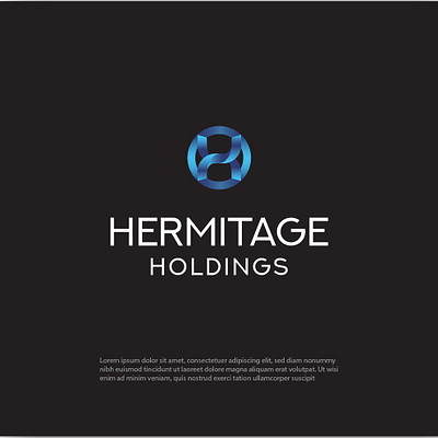 Logo Design For 'HERMITAGE HOLDINGS' 3d animation brand logo branding branding design business logo corporate logo creative logo graphic design graphic designer logo logo design logo maker logo type minimalist logo modern logo motion graphics professional logo real estate logo ui