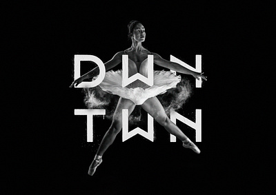 D W N T W N [Studio_Self Promotion] advertising art direction art director black and white branding branding agency dancer design agency editorial design graphic design graphic designer logo design logotype poster poster design visual identity