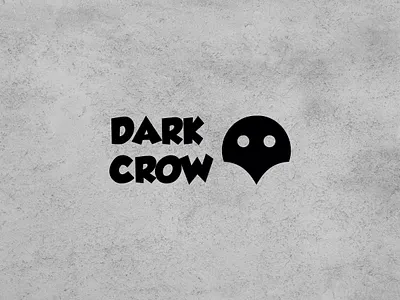 Dark Crow brand identity graphic design logo typeface visual identity