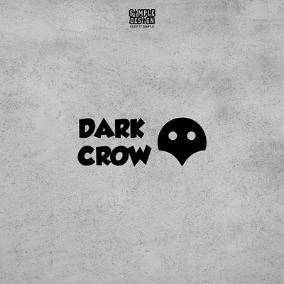 Dark Crow brand identity graphic design logo typeface visual identity