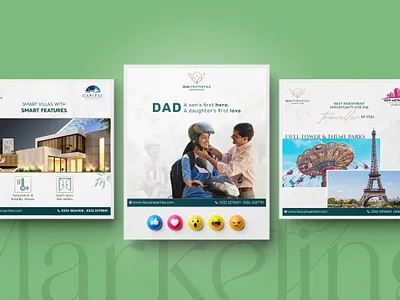 Real Estate Marketing ( Dua Properties ) branding design graphic design