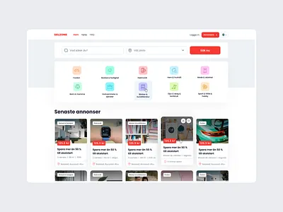 SELZONE - Home page ads app branding classified ads design graphic design graphics home page illustration ios landing logo ui ux website