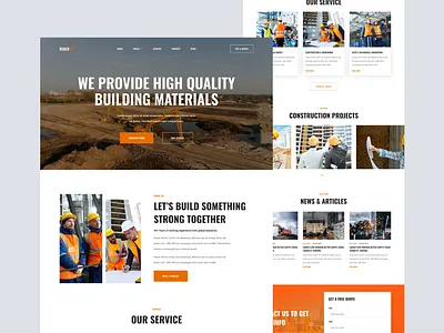 Construction Landing Page
