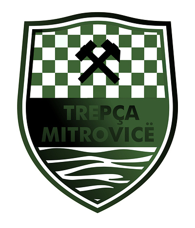 Trepça Mitrovicë albania black green hammer kosove logo mining mitrovice shqiperia torcida trepça