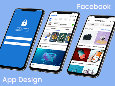 Facebook App Design In Figma ap design app app designs app page design app pages design app ui facebook app facebook app design facebook app designing figma figma design ui ui design ui ux design ux design