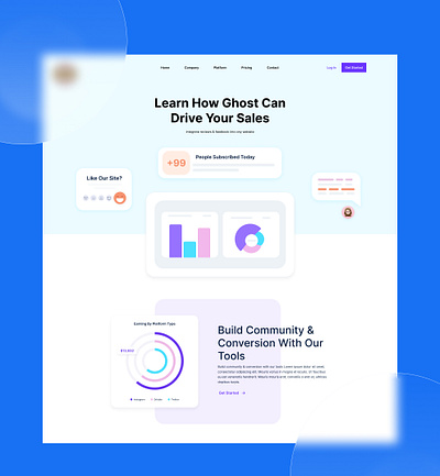 Sample Work on Figma (Landing Page) design figma graphic design landing page ui ui ux ux vector web design