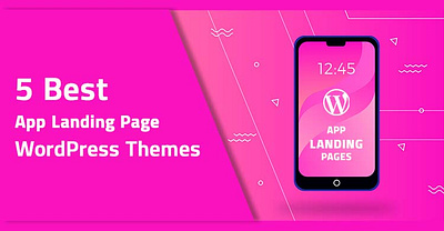 Top 12 App Landing WordPress Theme | RSTheme best app landing wordpress theme