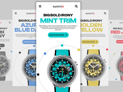 Watch Detail Product Mobile Apps Responsive Design app branding cart commerce detail product fashion homepage interface isometric landing page marketing minimalist mobile mobile apps phone responsive responsive design shop store watch