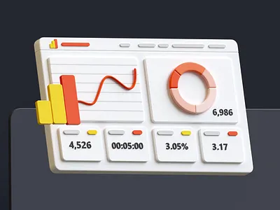 3D Dashboard 3d animation