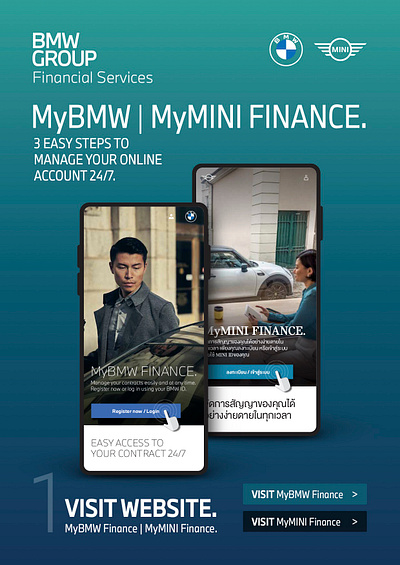 Project Contribution | BMW Group graphic design