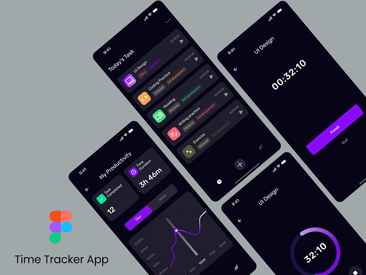 time-tracking-app-by-mohammad-wahid-on-dribbble